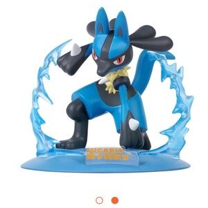RARE import POKEMON FUNISM PRIME FIGURE MINI LUCARIO 10CM FIGURINE from China
